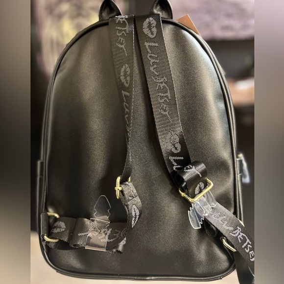 ??NWT- LUV BETSEY BY Betsey Johnson Faux Leather Quilted Charm BACKPACK ?? main image 7
